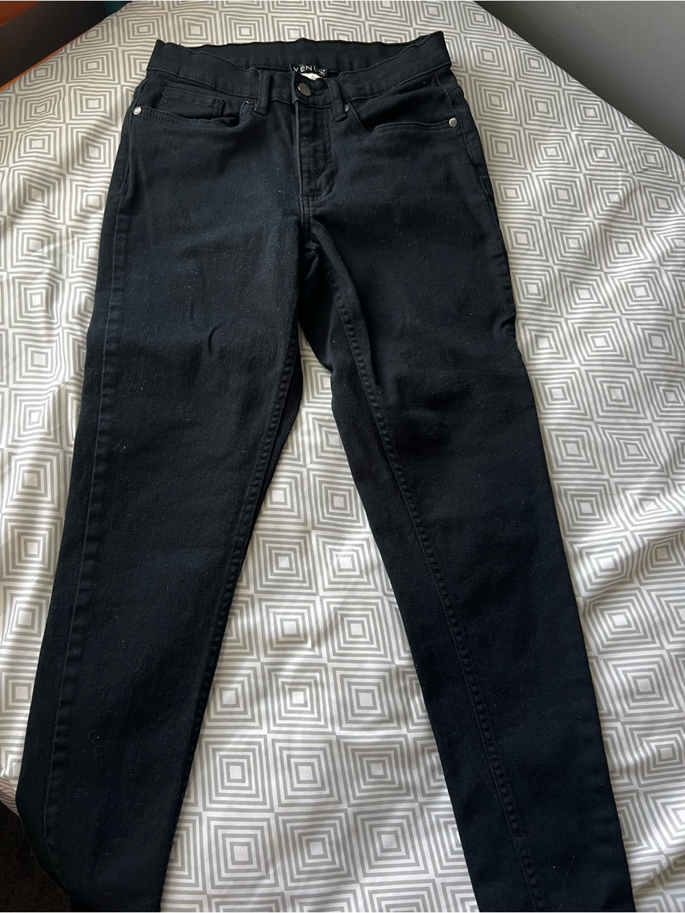 Venus Black Women's High-Rise Skinny Jeans SZ 2